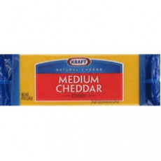 KRAFT MEDIUM CHEDDAR 8OZ 